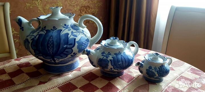 Сервиз чайный кжель