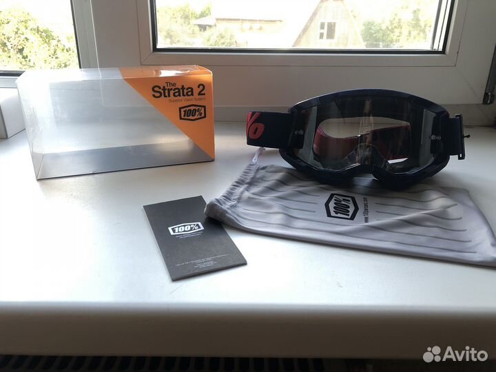 Новые Очки для мотокросса 100% strata 2
