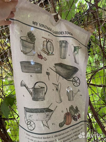 Кухонное льняное полотенце