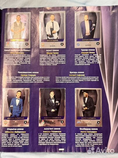 Альбом panini рпл 2024 25