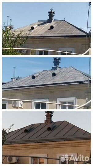 Покраска кровли