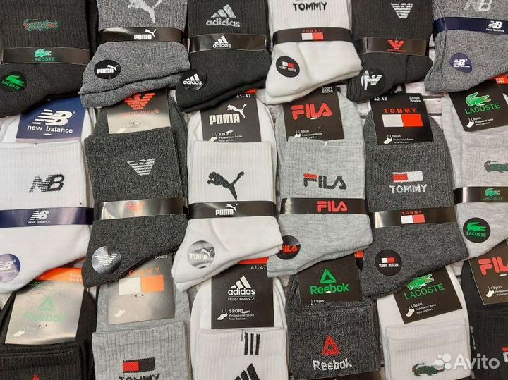 Носки Nike Adidas Puma Reebok