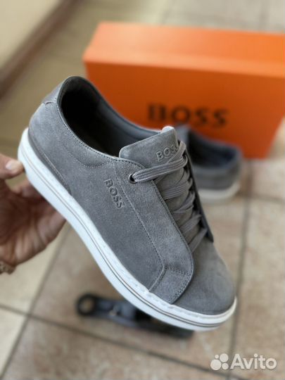 Boss натуральная замша премиум