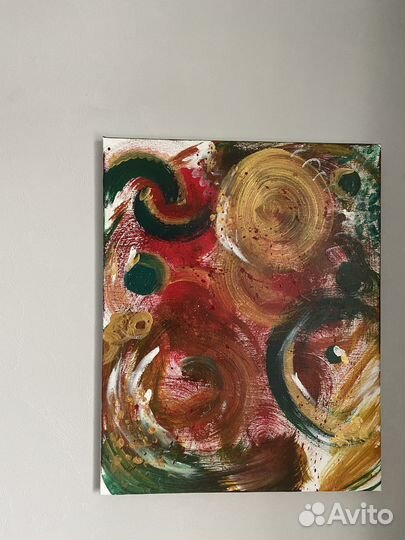 Картина Дюна абстракция 40х60 акрил