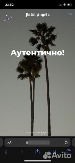 Футболка Palm Angels