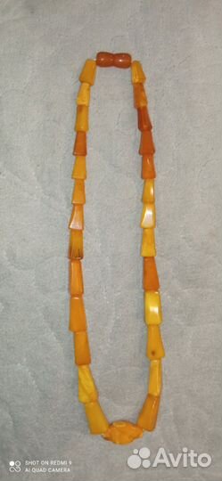 Янтарные бусы, натуральные, СССР