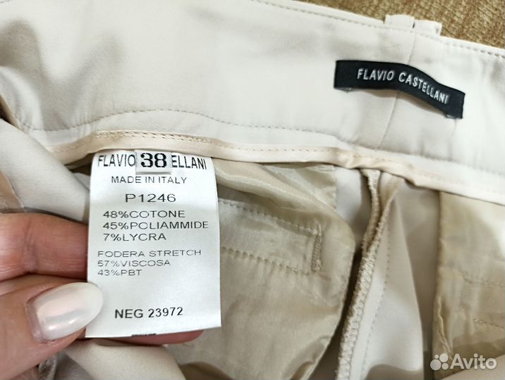 Брюки новые Flavio Castellani 38