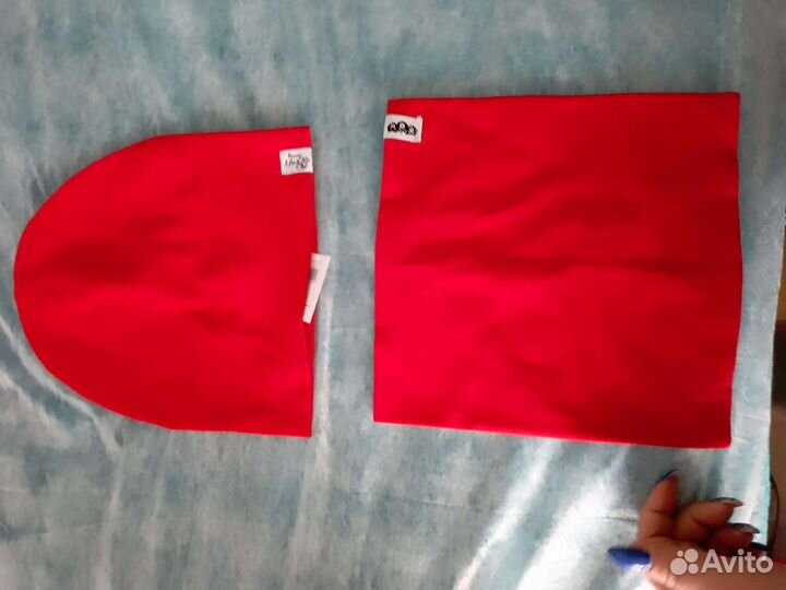 Комплект шапка и снуд женский