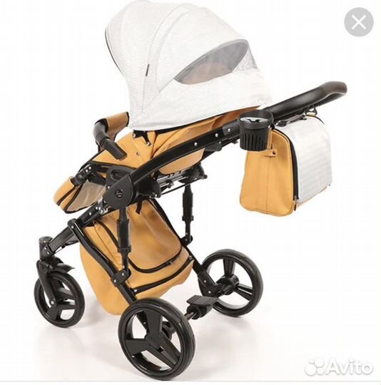 Коляска 2 в 1 эко кожа junama modena