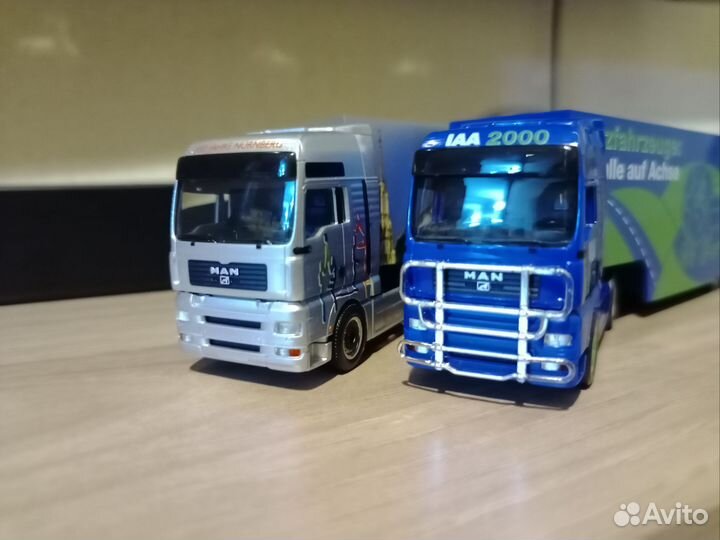 Модель грузовика MAN herpa 1:87
