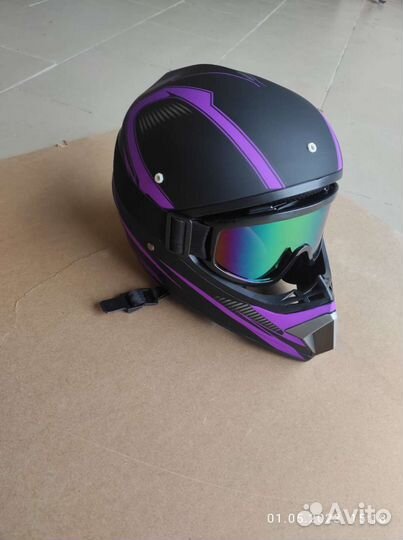 Детский кроссовый шлем