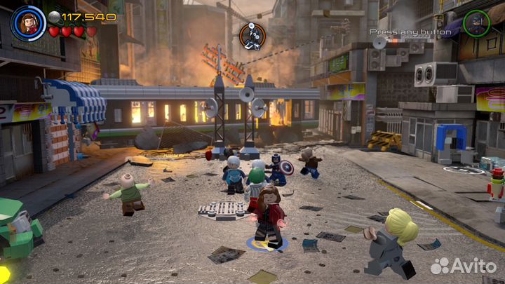 Lego Marvel Мстители ps4