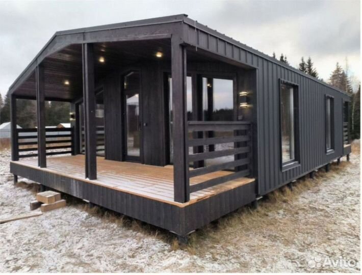 Каркасный дом с доставкой 40 м кв, арт. гп-5292