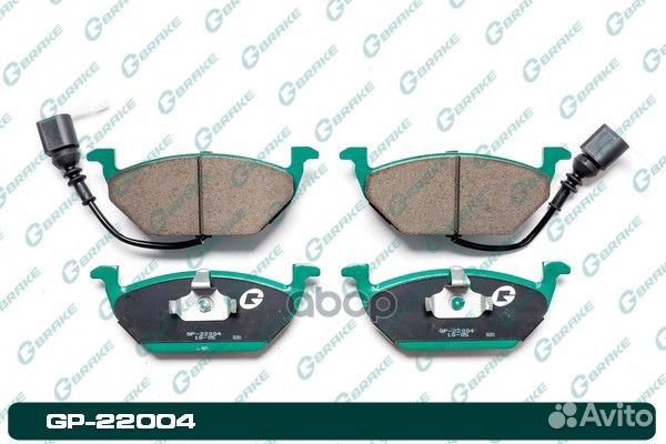 Колодки тормозные G-brake GP-22004 GP-22004