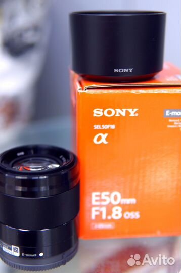 Sony SEL 50mm/1.8 OSS black (и аренда)