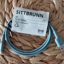 IKEA sittbrunn кабель USB-A–USB-micro, 1 м