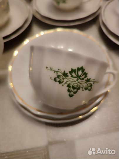 Фарфоровый чайный сервиз Вербилки