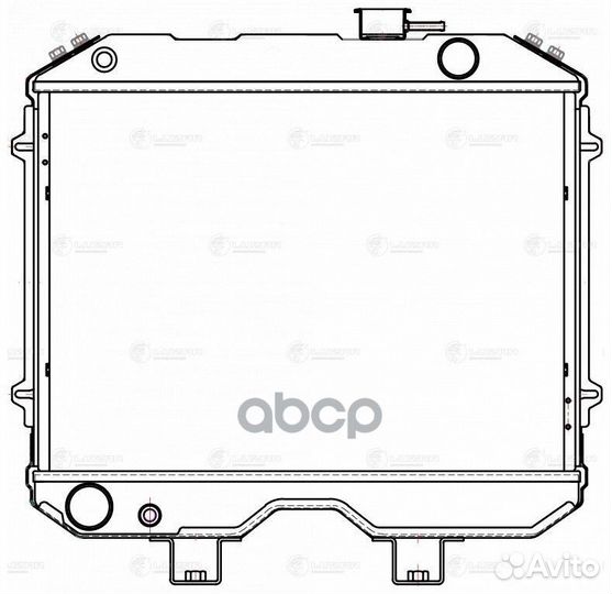 Радиатор системы охлаждения LRC03608 luzar
