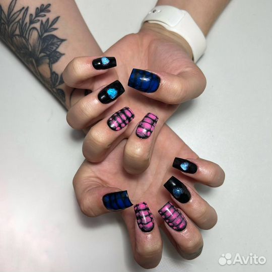 Модель на маникюр любой дизайн
