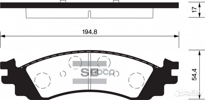 Колодки тормозные дисковые передние SP1510 Sang