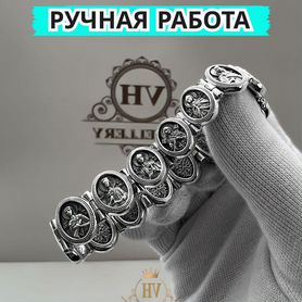 Серебряный браслет Святые жены 925 пробы