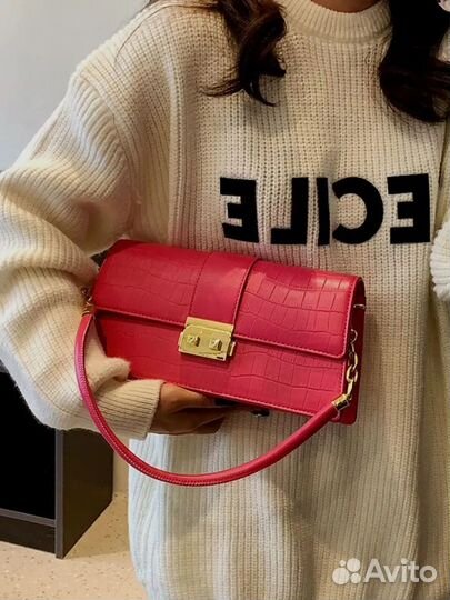 Сумка через плечо багет