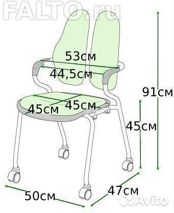 Ортопедическое кресло orto DUO-study 2