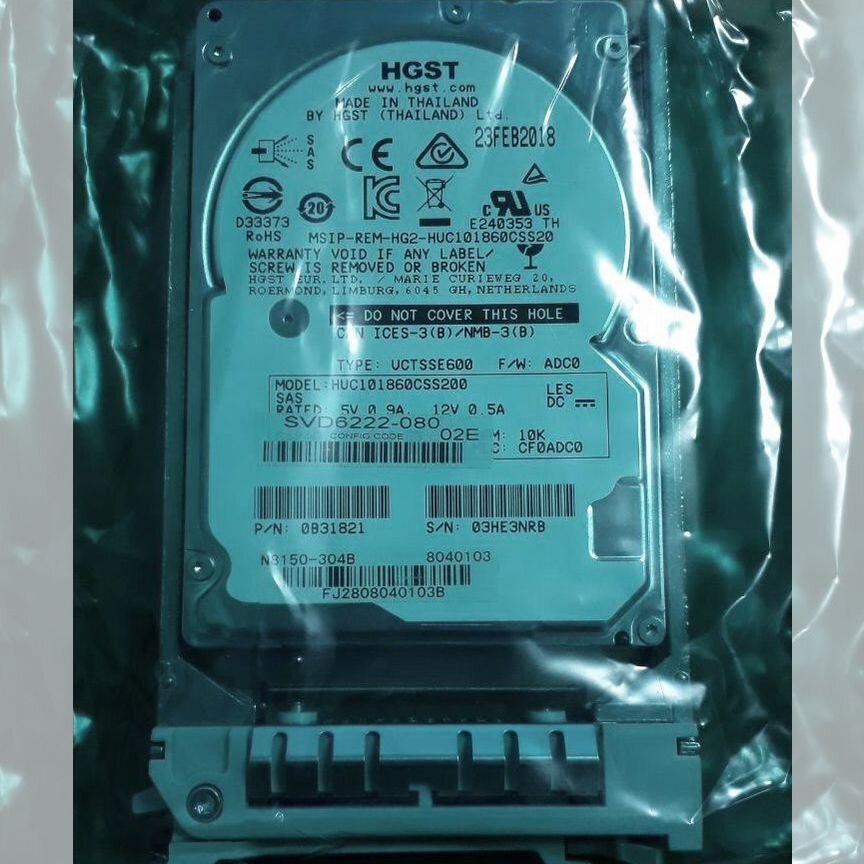 [HUC101860CSS200] Жесткий Диск Cisco 600gb 0b31821 Huc101860css200