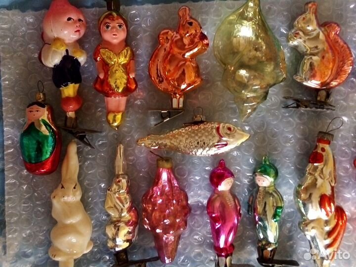 Елочные игрушки СССР красота 9