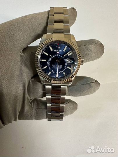 Часы Rolex SKY-dweller 42MM steel AND white gold