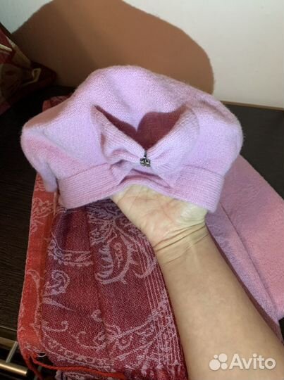 Берет женский +шарф