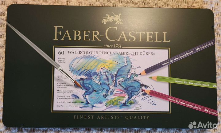 Карандаши Faber-Castell Albrecht Dürer, 60 цветов