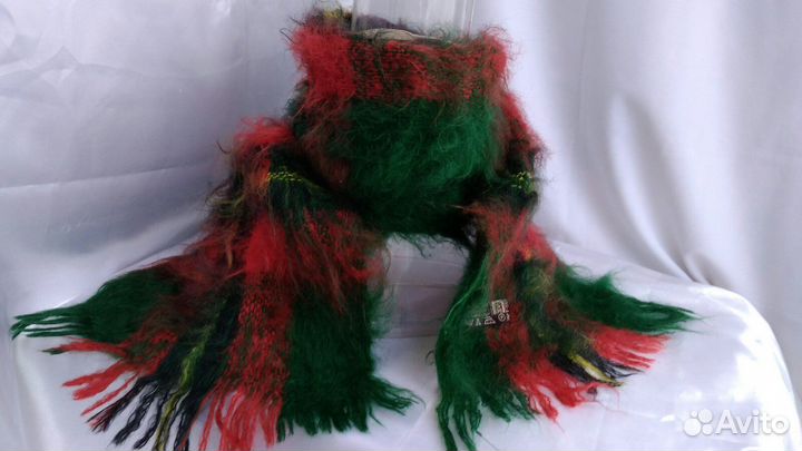 Мужской махеровый шарф