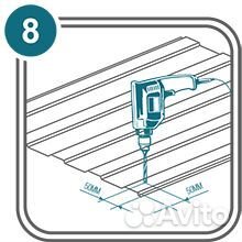 Монолитный профилированный поликарбонат для теплиц