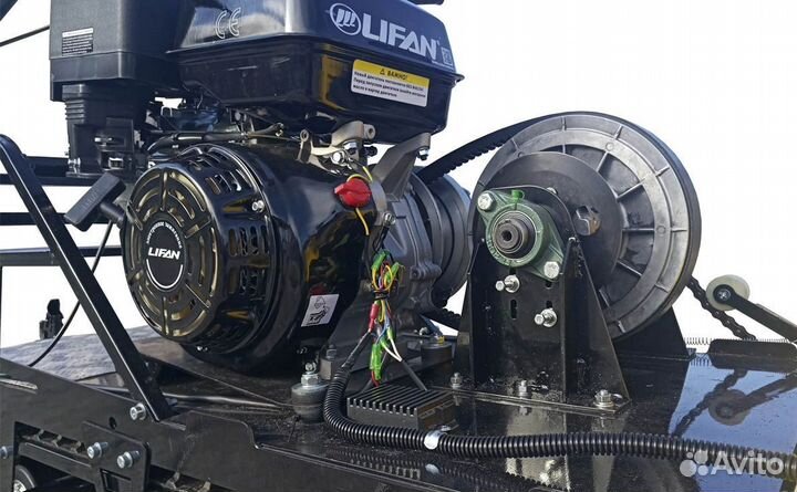 Мотобуксировщик рыбак PKD. PSD 13 л.с. длинная