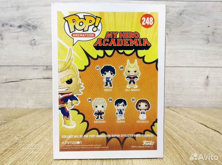 Funko Pop Всемогущий - All Might №248 Моя геройска