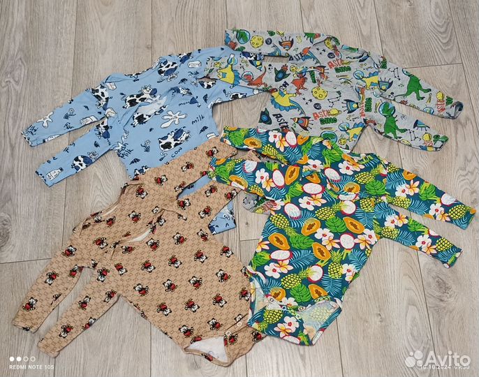Детские боди 68 74