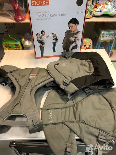 Эрго рюкзак Stokke MyCarrier Front and Back