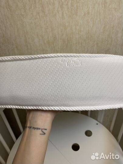 Матрас новый детский круглый 75х75