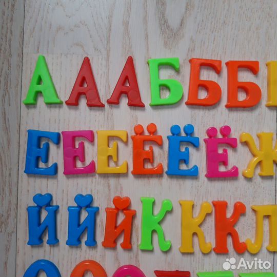Магнитная азбука, 126 магнитов