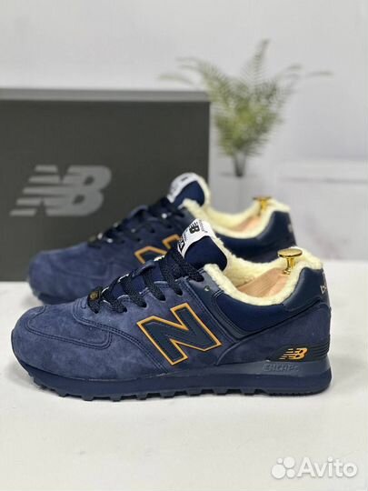 Кроссовки new balance 574 зимние