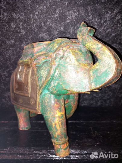 Слон винтаж Индия авторская работа