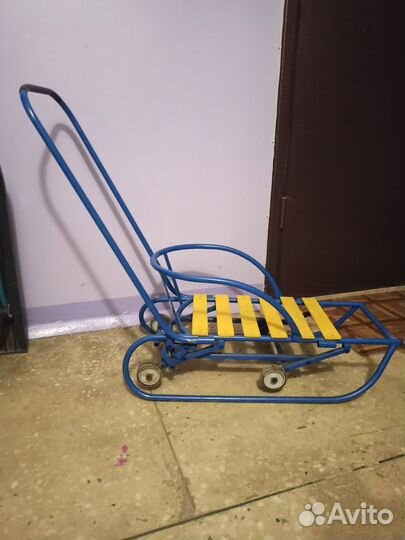 Санки на колесах