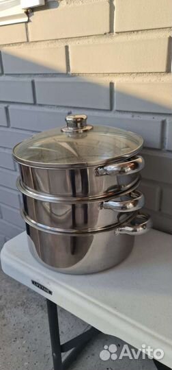 Набор кастрюль для приготовления на пару