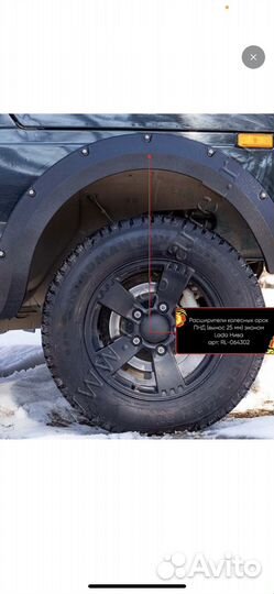 Расширители арок niva