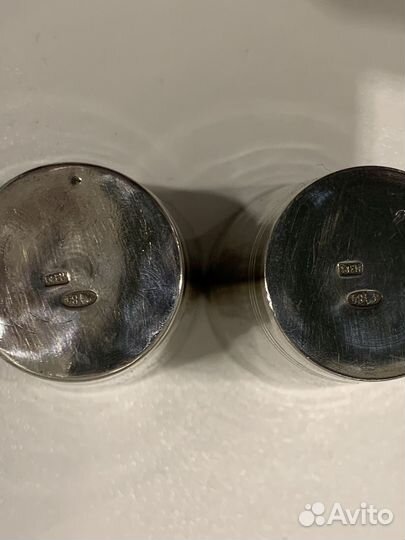 Стопки серебро 84 пробы