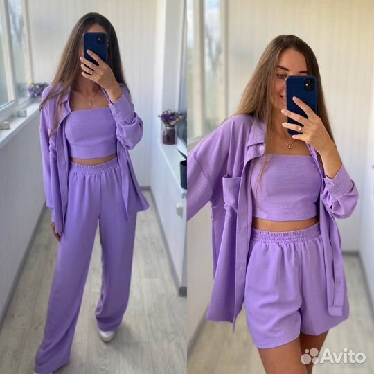 Летний женский костюм 4 в 1