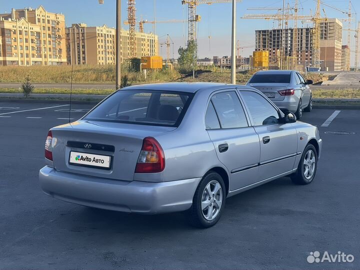 Hyundai Accent 1.5 МТ, 2004, 391 000 км