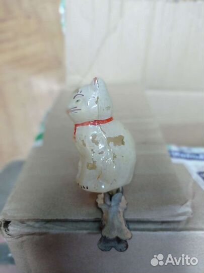 Кот, ёлочная игрушка на прищепке