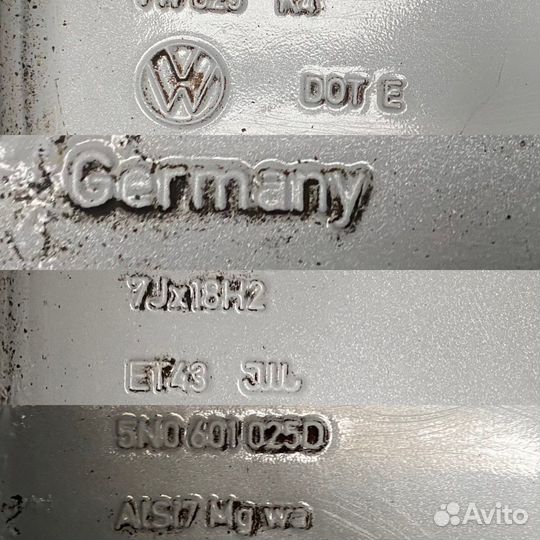 Диски volkswagen R18 оригинал